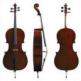 Školní violoncello - garnitura: tvrdé dřevo